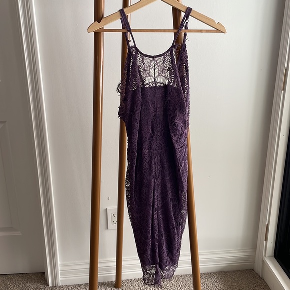 Free people eyelash lace she’s got it slip dress - Picture 3 of 7